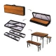 Image 12 for Стіл туристичний розкладний Outtec + 2 лавки коричневий