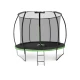 Image 1 for Батут Outtec Premium 12ft (374см) чорно-зелений з внутрішньою сіткою