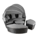 Image 2 for Садові меблі Outtec Round Lounge Chairs чорно-графітові