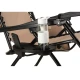 Image 7 for Шезлонг лежак Outtec Zero Graviti Sun розкладний з дашком беж
