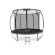 Батут Outtec Premium 12ft (374см) черно-серый с внутренней сеткой