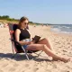 Image 3 for Раскладное кресло-лежак Outtec с чехлом черный-красный