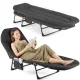 Image 2 for Шезлонг-кровать туристический Outtec Sun Zen раскладной мягкий с матрасом черный