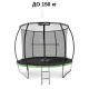 Image 4 for Батут Outtec Premium 8ft (252см) черно-зеленый с внутренней сеткой