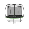 Батут Outtec Premium 12ft (374см) чорно-зелений з внутрішньою сіткою