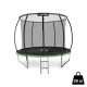 Image 3 for Батут Outtec Premium 8ft (252см) черно-зеленый с внутренней сеткой