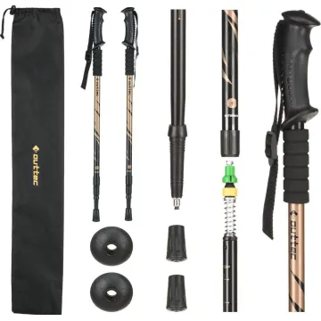 Трекінгові палки Outtec алюмінієві 3-х секційні 65-135см Anti-shock